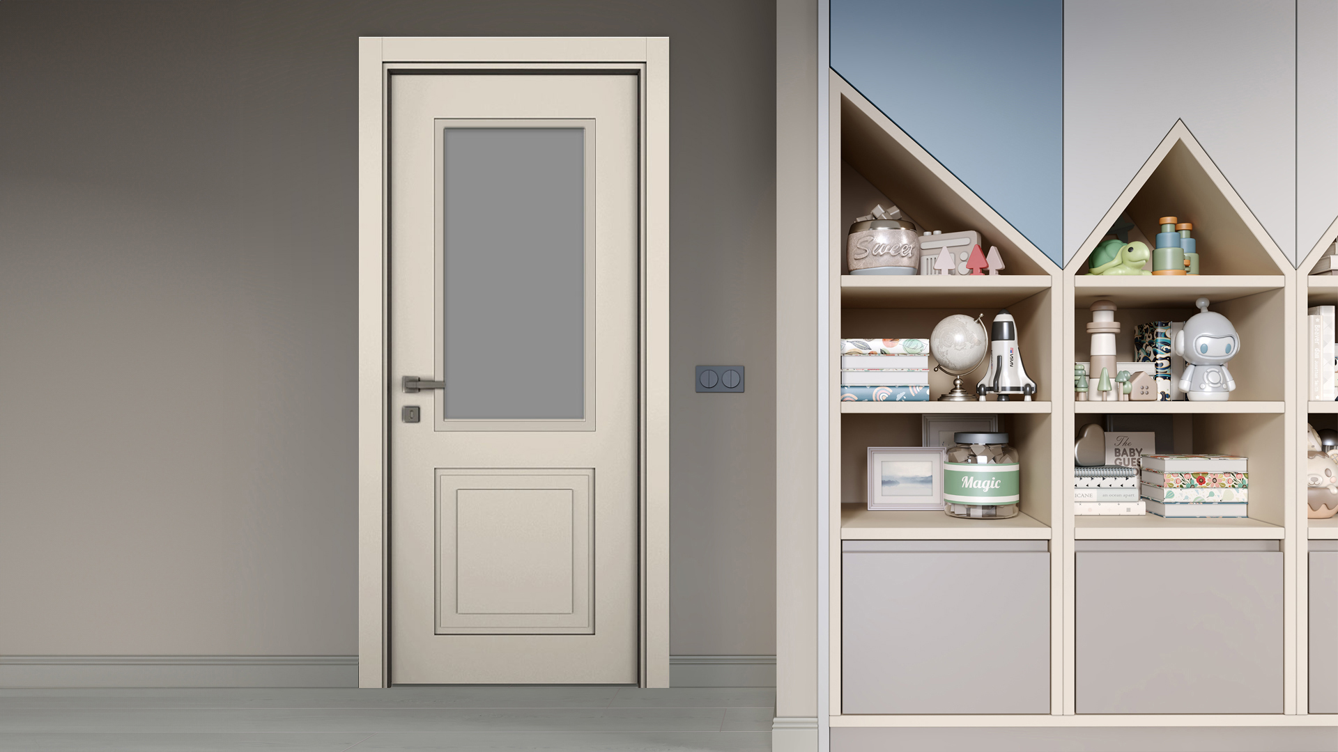 VARIODOR STEP SOFT BEJ PVC KAPI - Önizleme