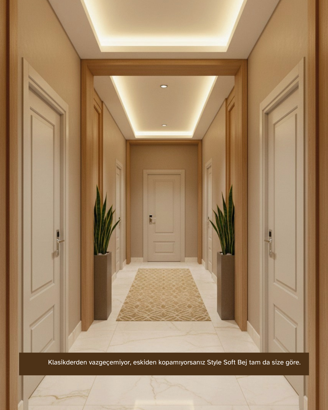 VARİODOR STYLE SOFT BEJ PVC KAPLI YANGINA DAYANIKLI PREMİUM, STYLE SOFT BEJ