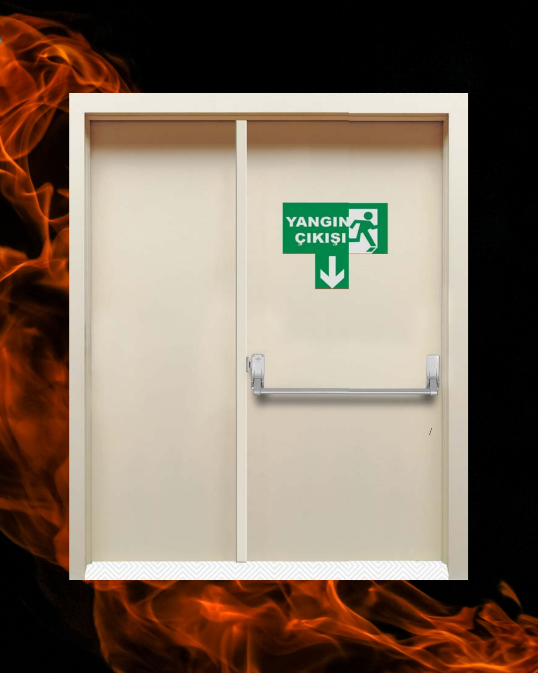 MODEL 6 ÇİFT KANAT YANGIN ÇIKIŞ KAPISI
