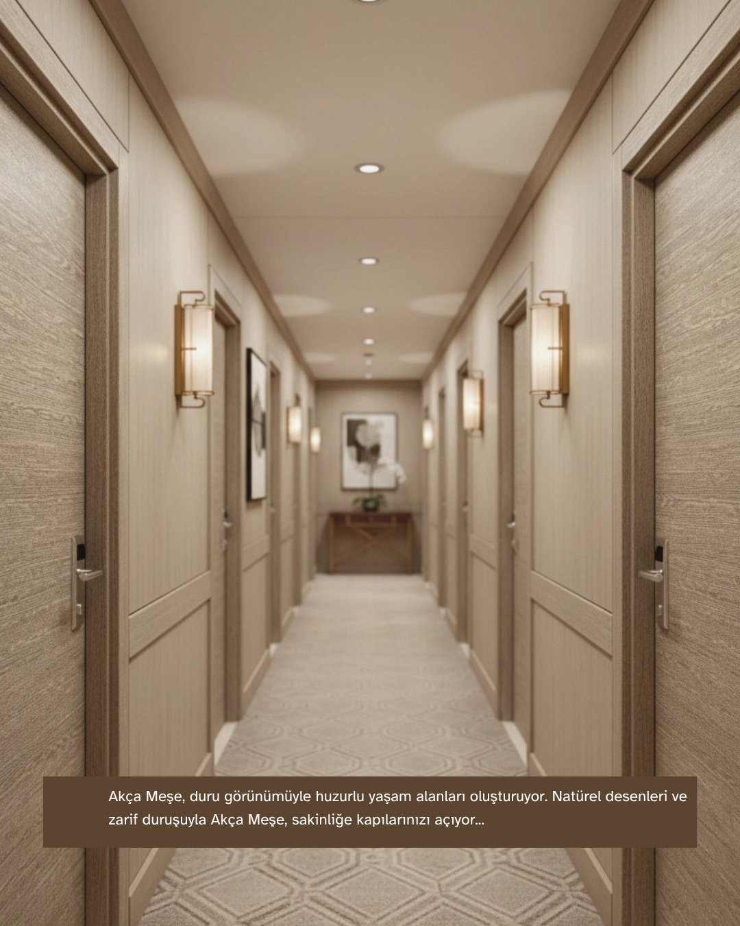 VARİODOR AKCA MESE MELAMİN KAPLI YANGINA DAYANIKLI KLASİK VDM-AKÇA MEŞE