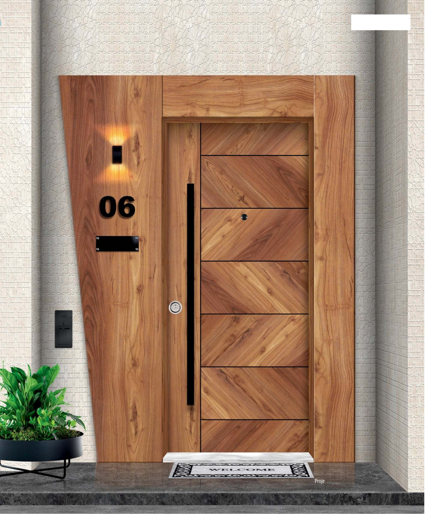 UZN 01 LÜX PROJE ÇELİK KAPI