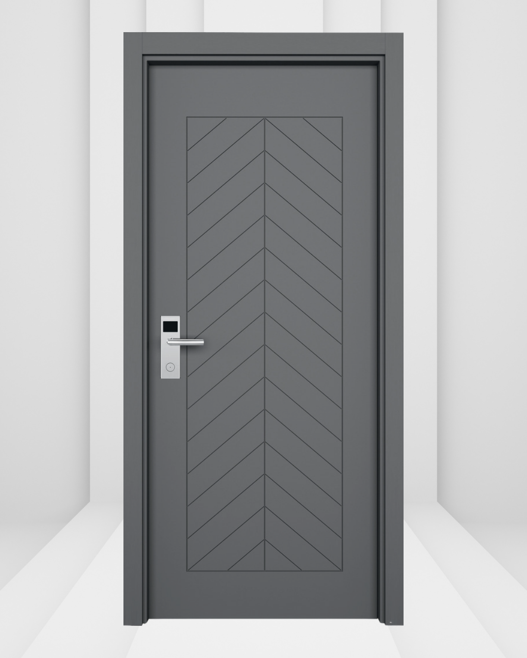 VARİODOR FISHBONE MODERN ANTRASİT PVC KAPLI YANGINA DAYANIKLI PREMİUM, FISHBONE MODERN ANTRASİT