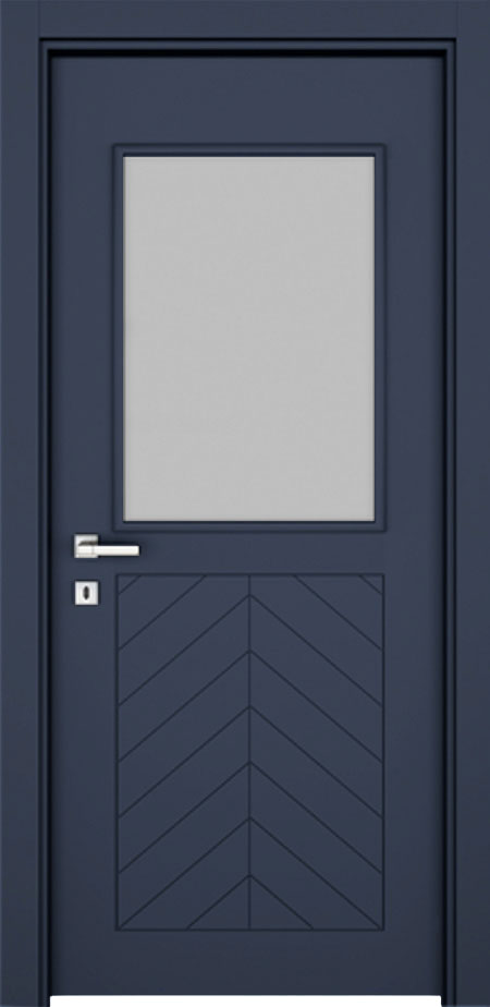 VARIODOR FISHBONE BELİZE MAVİ PVC KAPI