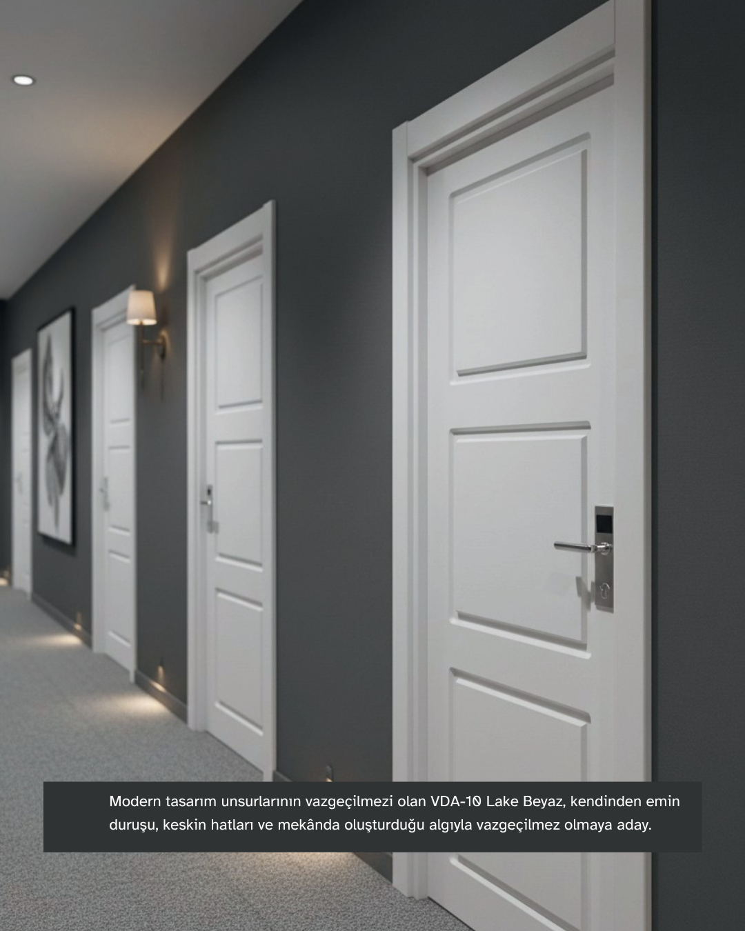 VARİODOR VDA 10 LAKE BEYAZ PVC KAPLI YANGINA DAYANIKLI ALIZE, VDA 10 LAKE BEYAZ