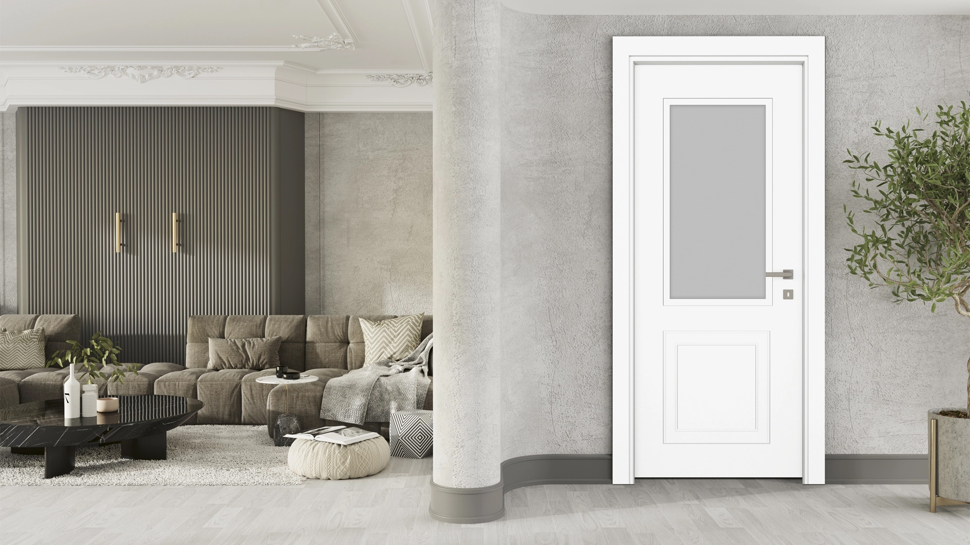 VARIODOR LUXURY LAKE BEYAZ PVC KAPI