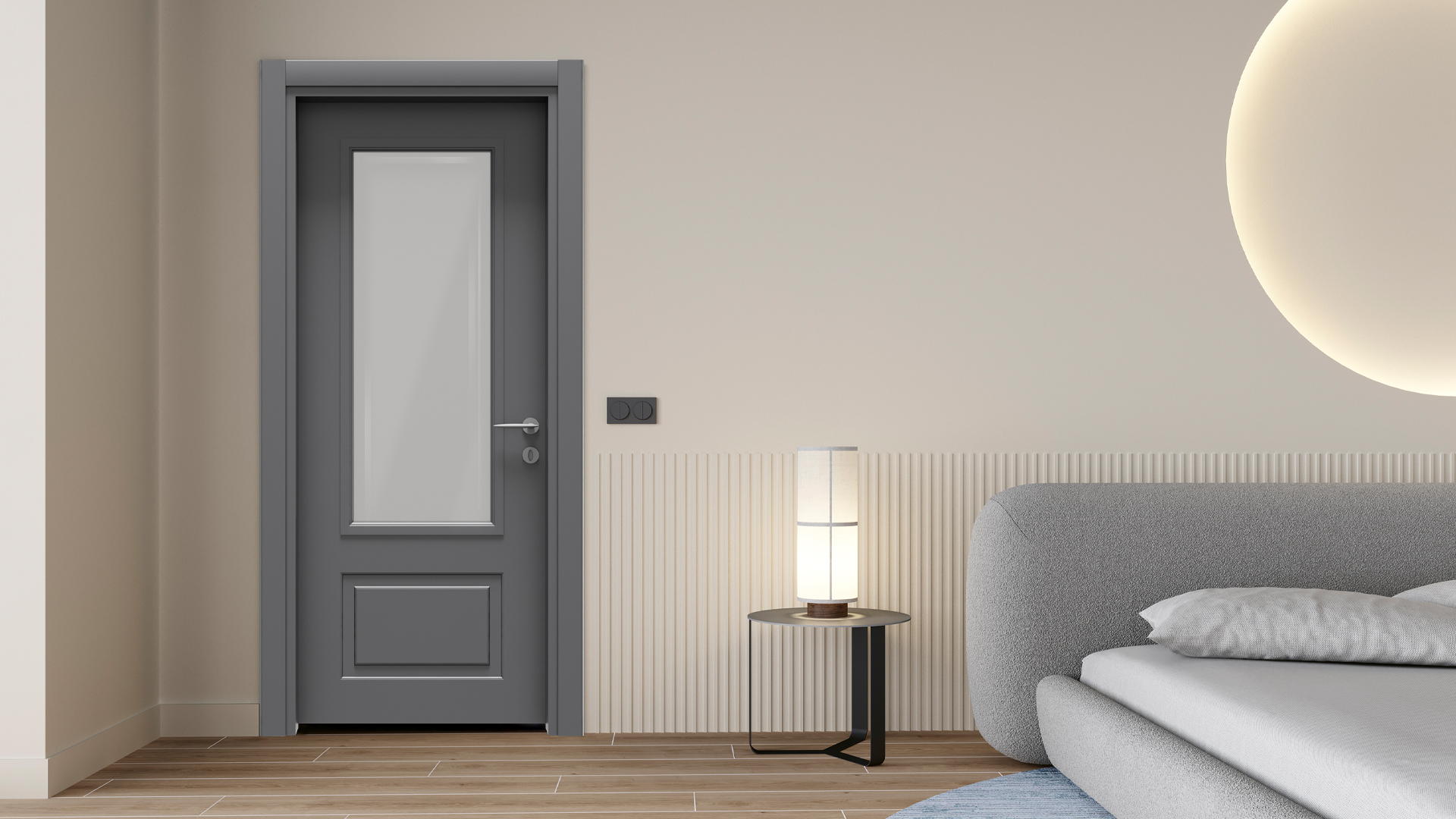 VARIODOR STYLE MODERN ANTRASIT PVC KAPI