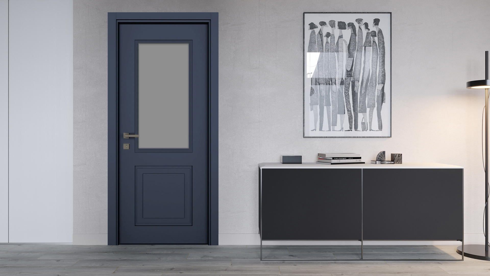 VARIODOR STEP BELİZE MAVİ PVC KAPI