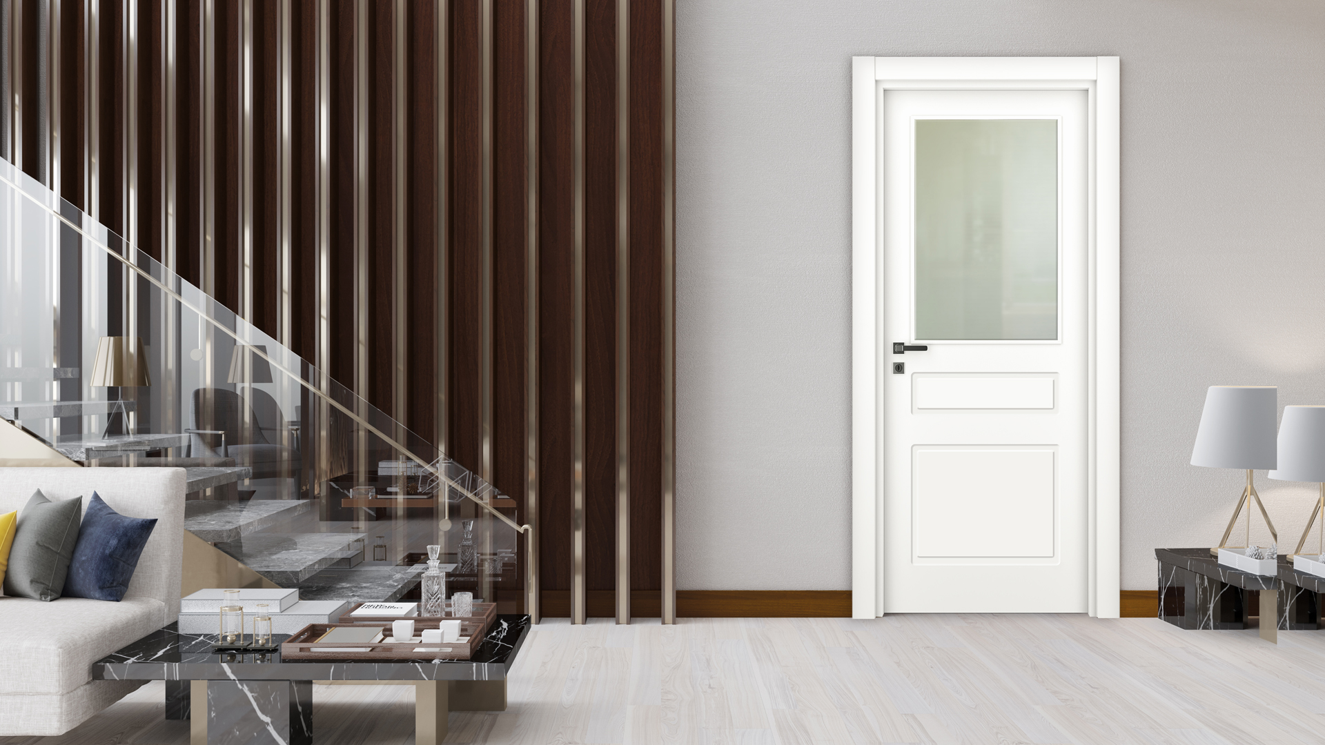 VDA-06 LAKE BEYAZ PVC KAPI