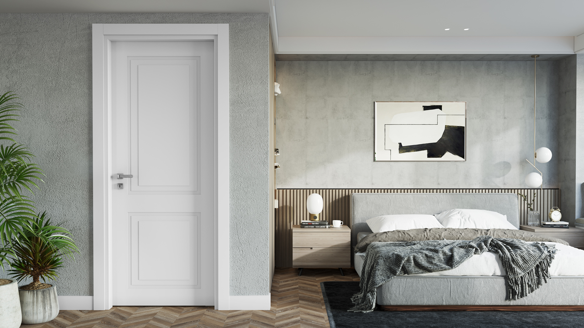 VARIODOR STEP LAKE BEYAZ PVC KAPI