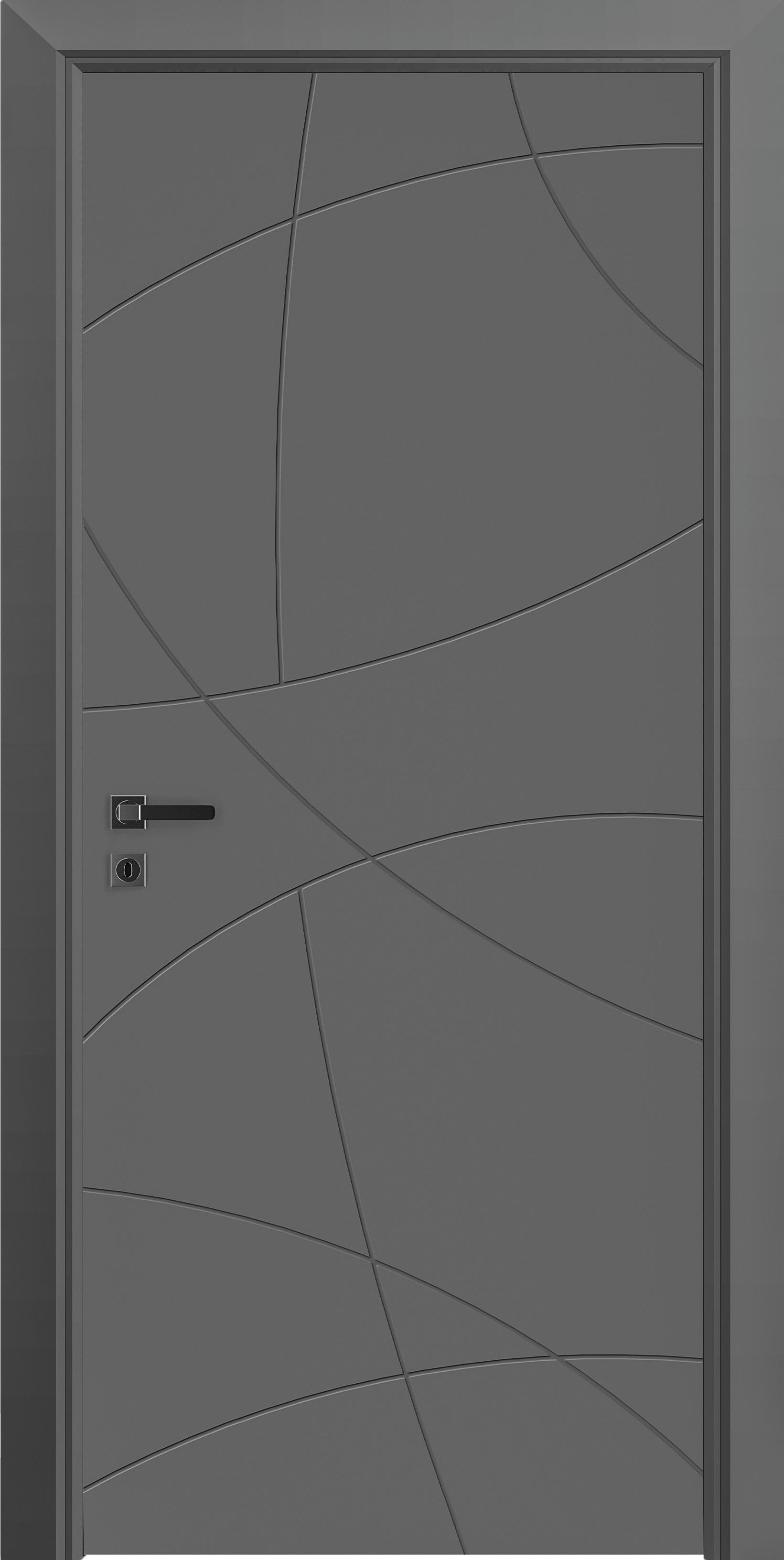 VDA-100 MODERN ANTRASİT PVC KAPI