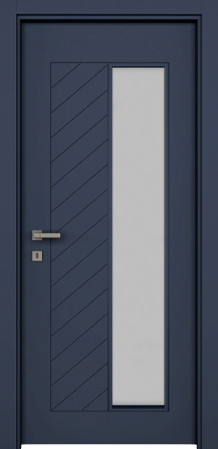 VARIODOR FISHBONE BELİZE MAVİ PVC KAPI