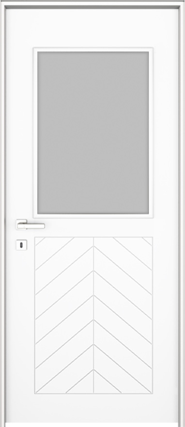 VARIODOR FISHBONE LAKE BEYAZ PVC KAPI