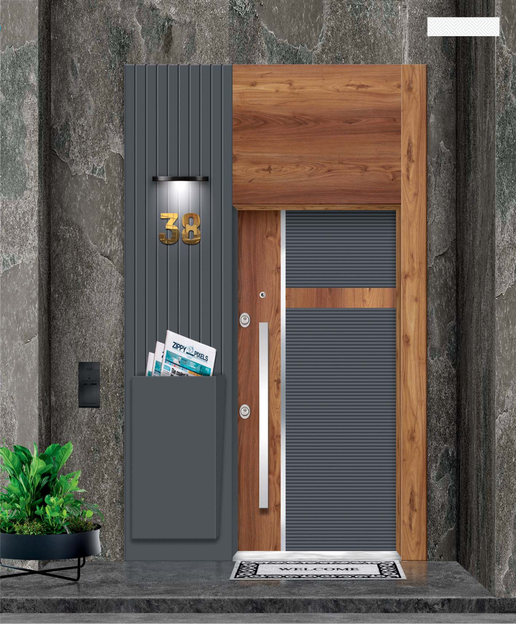 UZN 03 LÜX PROJE ÇELİK KAPI