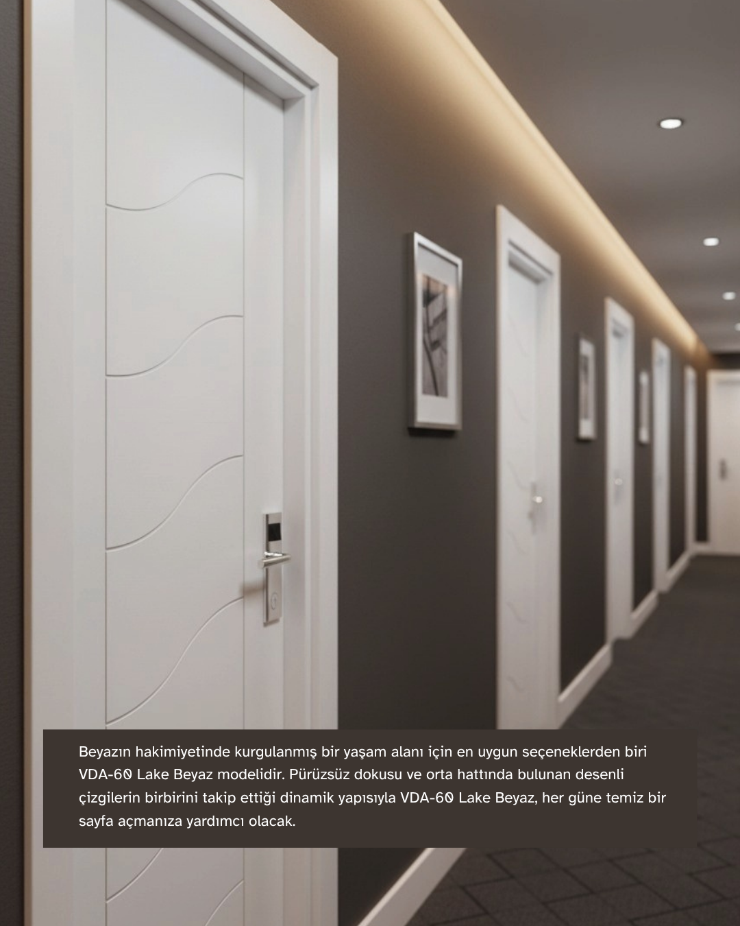 VARİODOR VDA 60 LAKE BEYAZ PVC KAPLI YANGINA DAYANIKLI ALIZE, VDA 60 LAKE BEYAZ