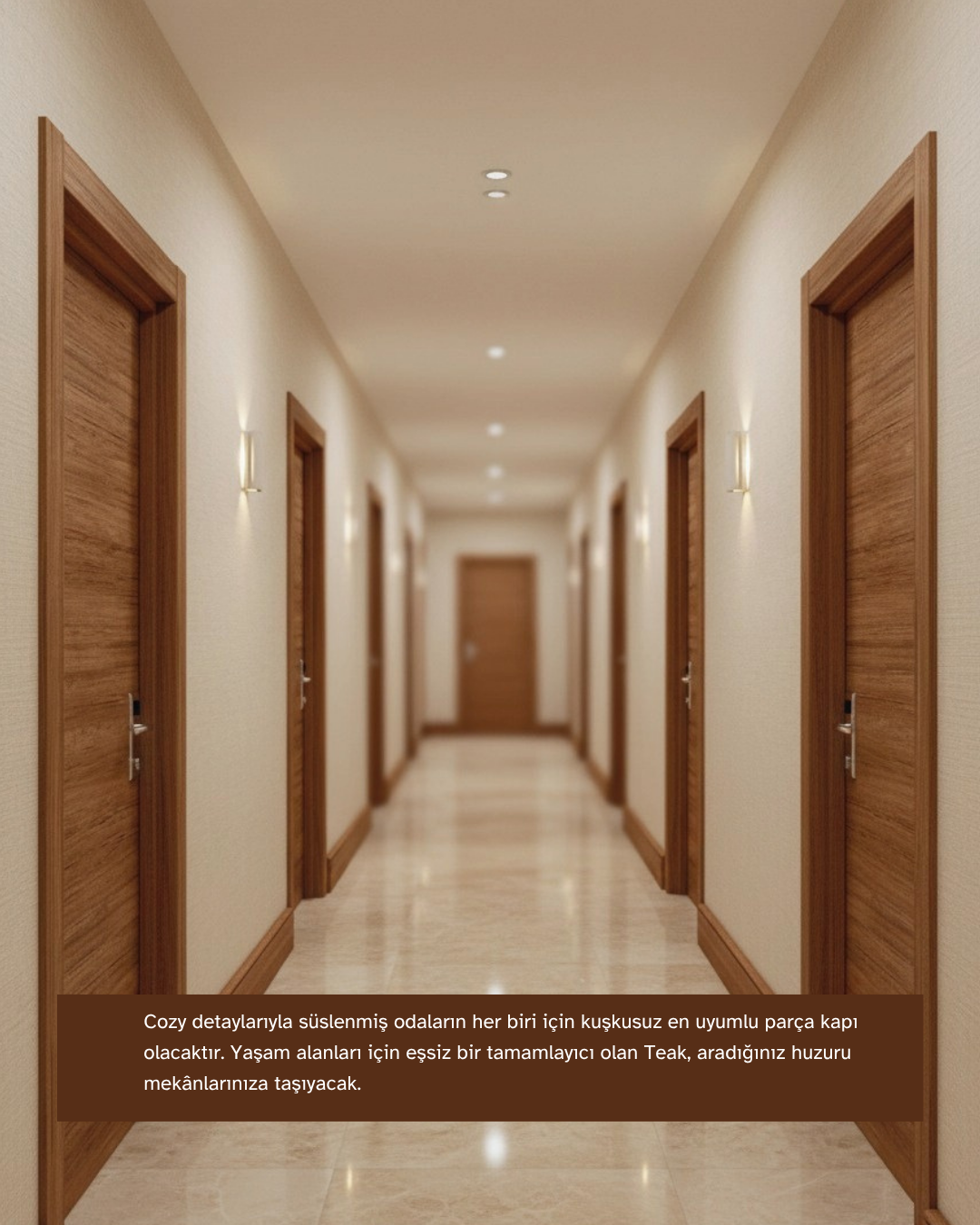 VARİODOR TEAK MELAMİN KAPLI YANGINA DAYANIKLI KLASİK, VDM-TEAK