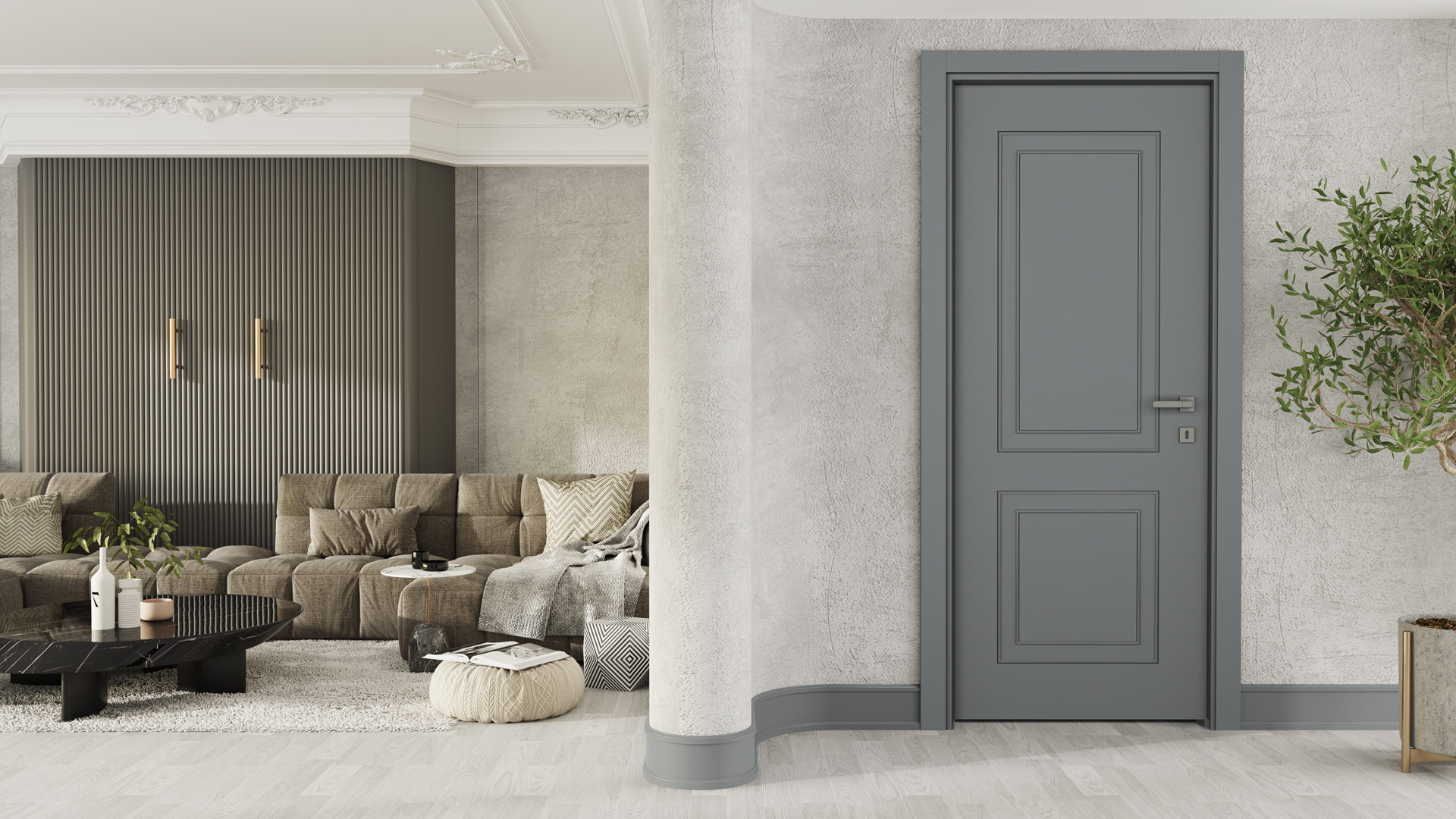 VARIODOR LUXURY MODERN ANTRASİT PVC KAPI