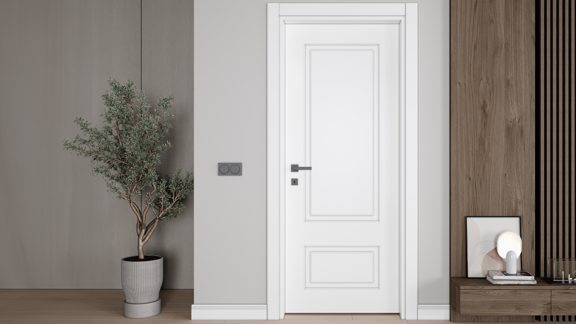 VARİODOR STYLE LAKE BEYAZ PVC KAPI