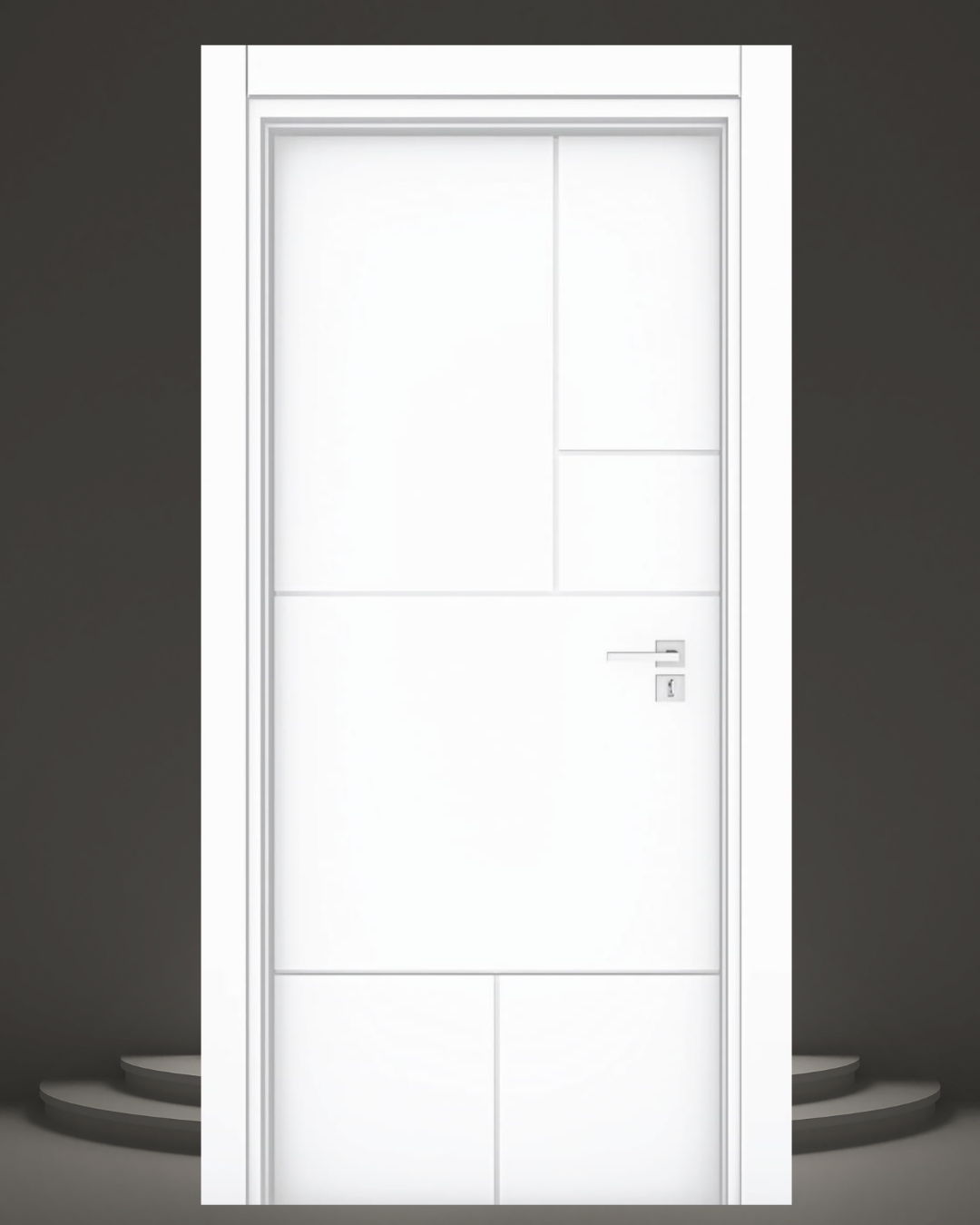 SOFT BEYAZ KAREM FUGA PVC KAPI