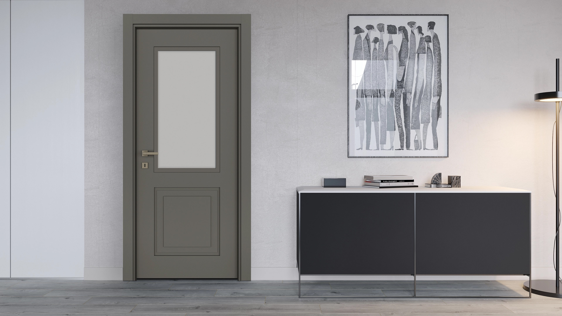 VARIODOR STEP MODERN ANTRASİT PVC KAPI