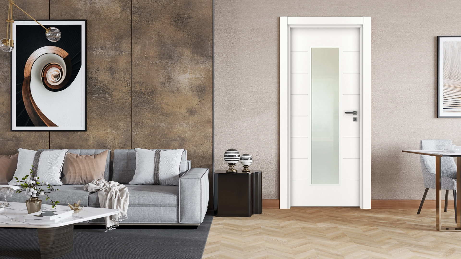 VDA-70 LAKE BEYAZ PVC KAPI