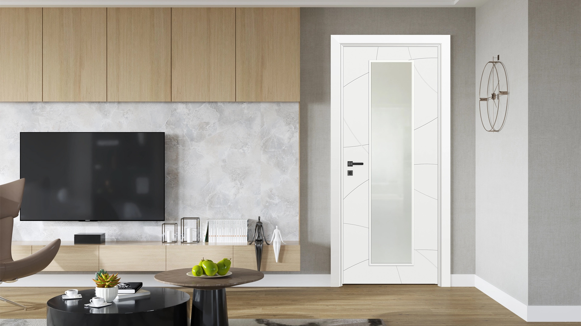 VDA-100 LAKE BEYAZ PVC KAPI