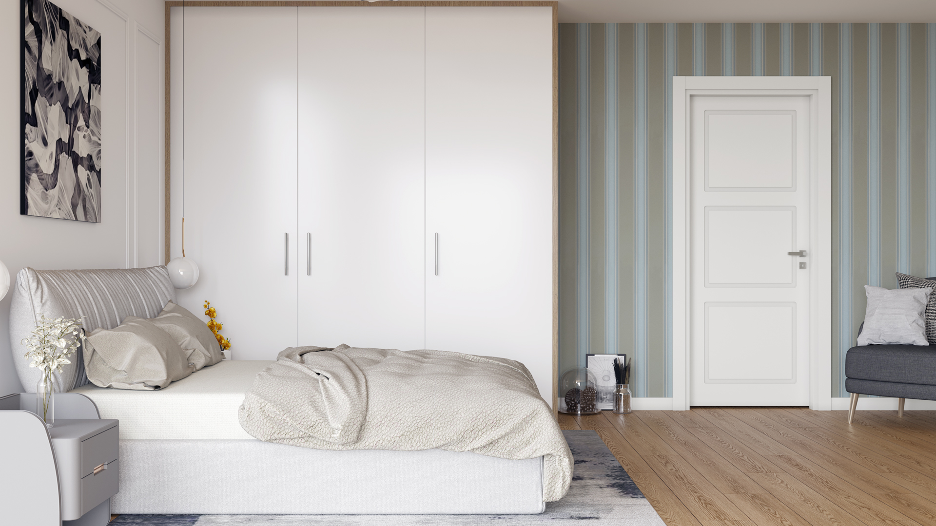 VDA-10 LAKE BEYAZ PVC KAPI