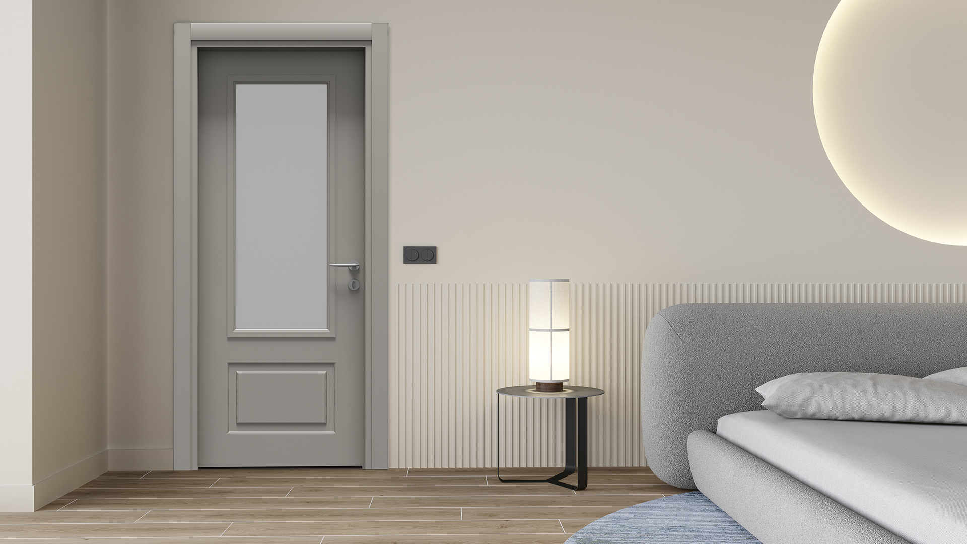 VARIODOR STYLE HAKİ GRİ PVC KAPI