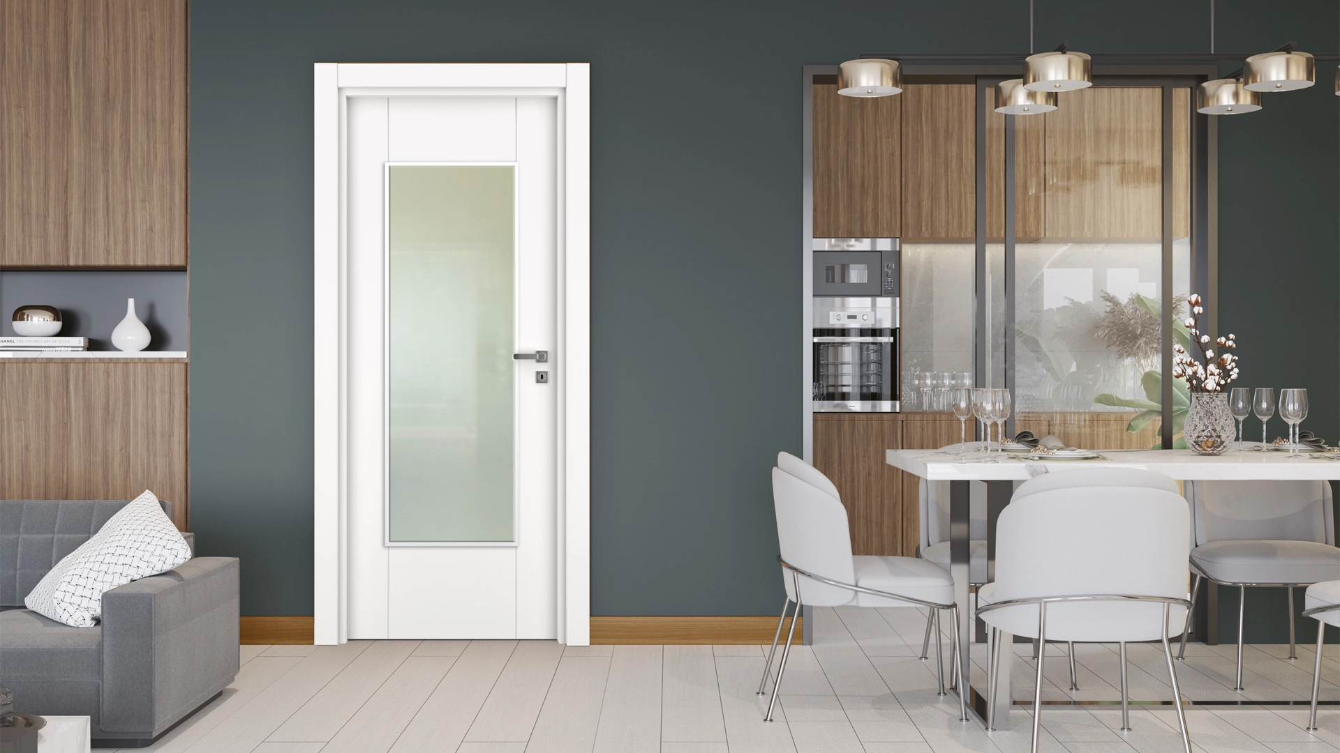 VDA-50 LAKE BEYAZ PVC KAPI